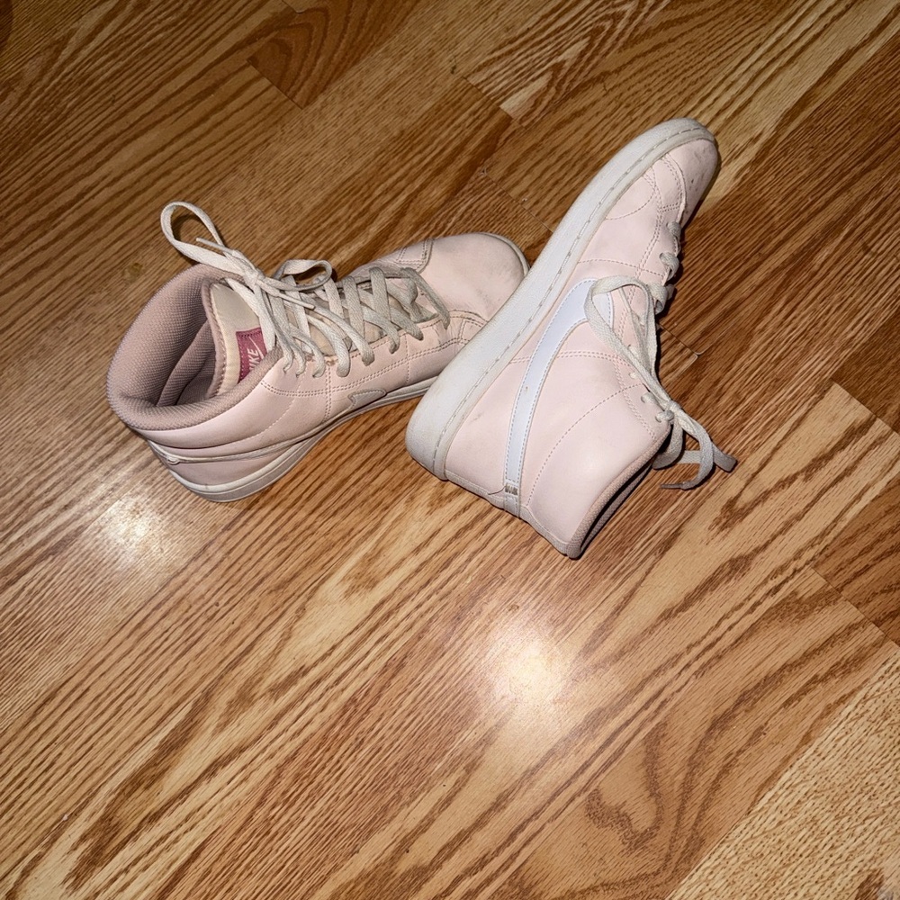 Nike Women's Light Pink High-Top Sneakers